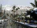 دمشق تحت الثلج